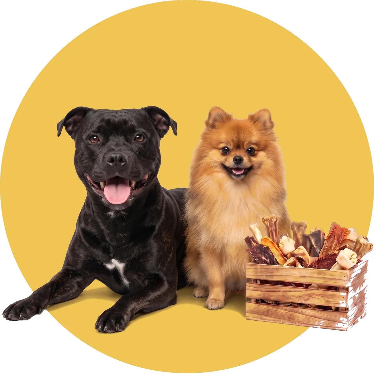 Gelukkige honden,