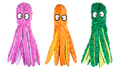 Pluche octopus met lange tentakels