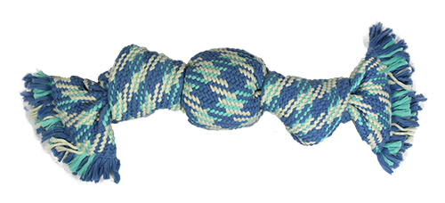 Touwspeelgoed met 2 knopen 68 cm