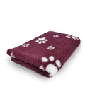 VET BED -bulk 5 stuks van 100x75cm bordeaux/wit