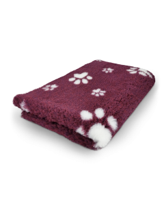 VET BED - 2 KLEUREN MET POOTJES - ANTISLIP HONDENMAT 75x50cm 31 verschillende