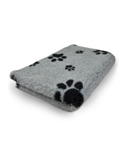 VET BED -bulk 5 stuks van 100x150 cm grijs / zwart