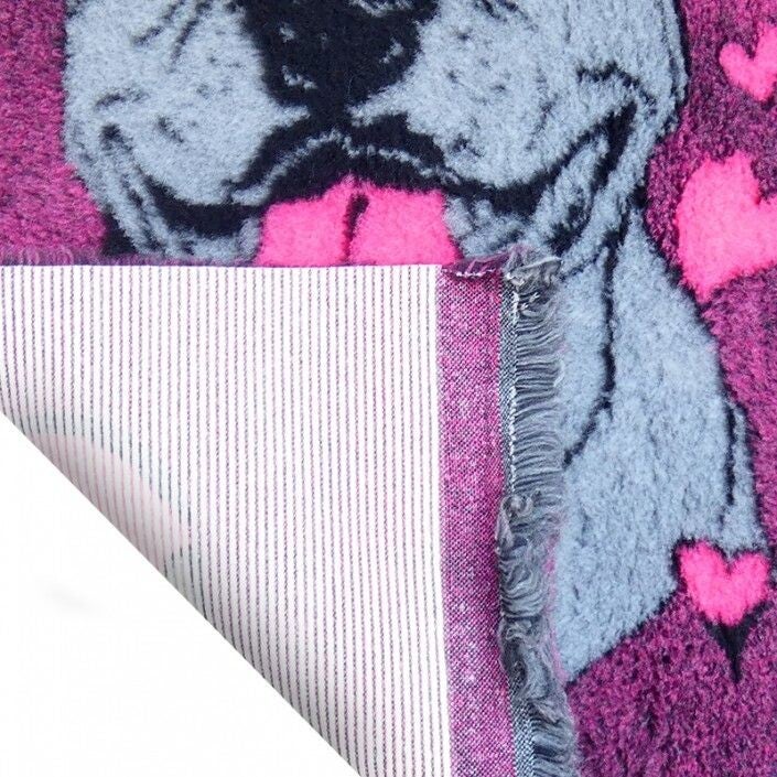 VET BED STAFFORDSHIRE BULL TERIER HEAD ANTI-SLIP