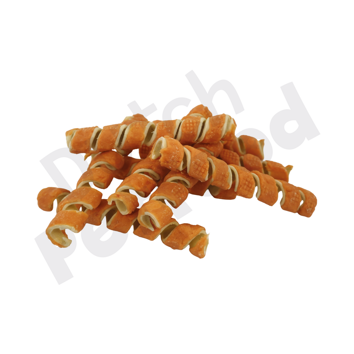 Gedroogde buffelhuid spiraal met kip (pre-order) 400 gram