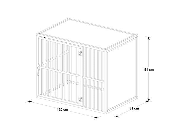 Hundos Pro Hondenbench DL Maat XL, deur links