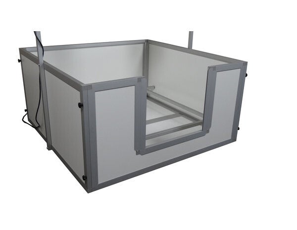 Hundos Pro Werpkist maat M 80x80x50cm met anti-doodligstang en warmtelamp beugel